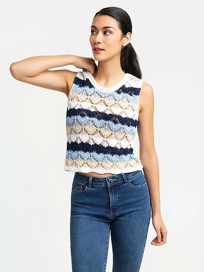 Knitted tank top
