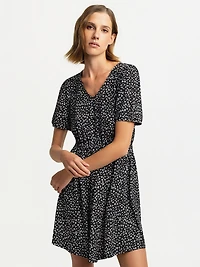 A line midi knit dress
