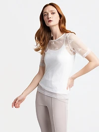 Short-sleeve fitted t-shirt