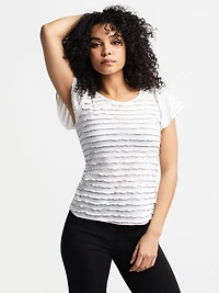 Short-sleeve fitted t-shirt