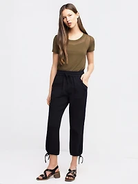 Capri large décontracté à enfiler