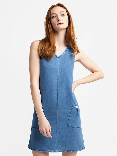 Robe en denim