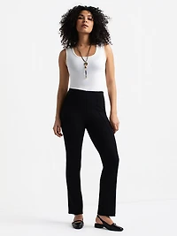 Straight pull-on pants