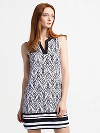 Short straight knit dress