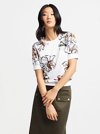 Casual relaxed-fit top.