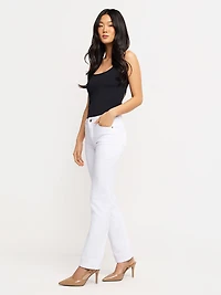 Jean droit semi-ajusté