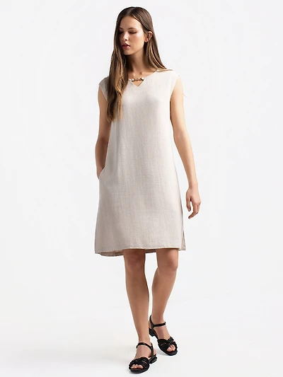 Straight midi dress