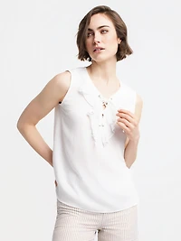 Semi-fitted tank top
