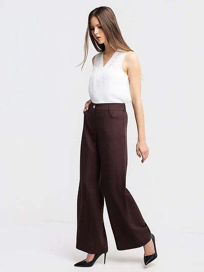 Pantalon habillé droit