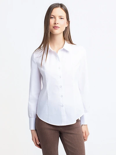 Blouse à manches longues avec boutons