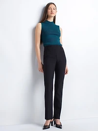 Pantalon habillé droit à enfiler