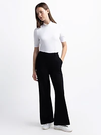Pantalon large décontracté à enfiler
