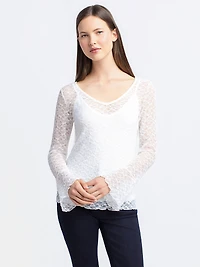 T-shirt ajusté à manches longues