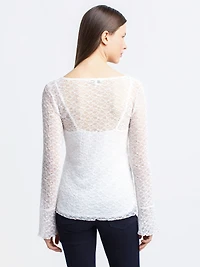 T-shirt ajusté à manches longues