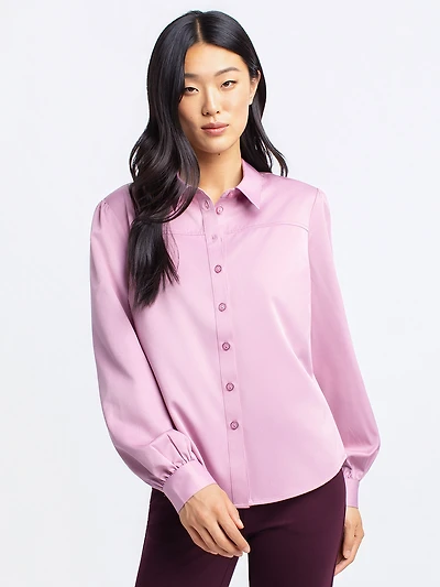 Blouse à manches longues avec boutons
