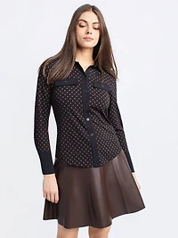 Blouse à manches longues avec boutons
