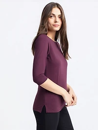 T-shirt à manches 3/4