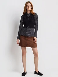 Sleeveless cropped top