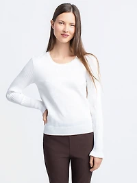 Long-sleeve knit top