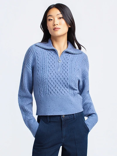 Loose-fit long-sleeve sweater