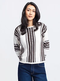 Loose-fit long-sleeve sweater