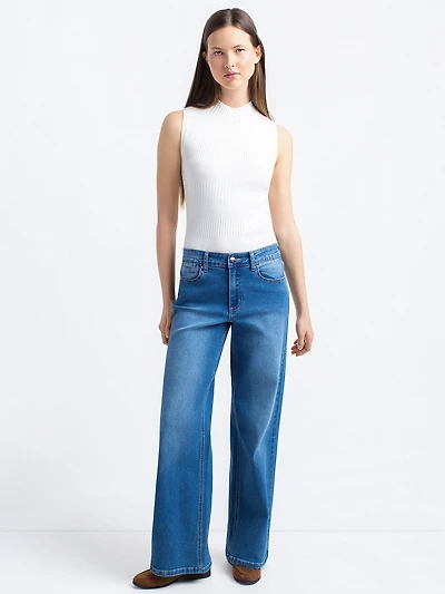 Wide-leg jeans