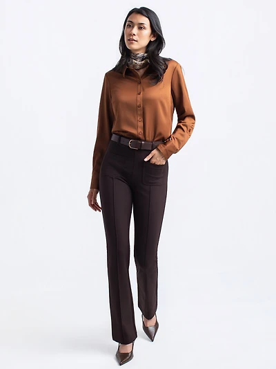 Flared dress pants