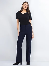 Pantalon droit décontracté