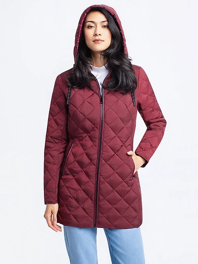 Mid-thigh coat