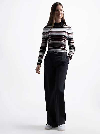Pantalon jambe large habillé