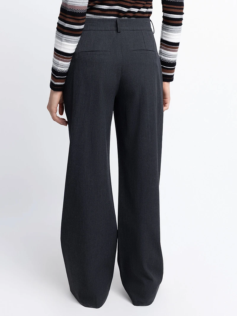Pantalon jambe large habillé