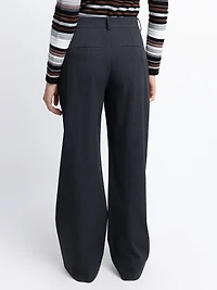 Pantalon jambe large habillé