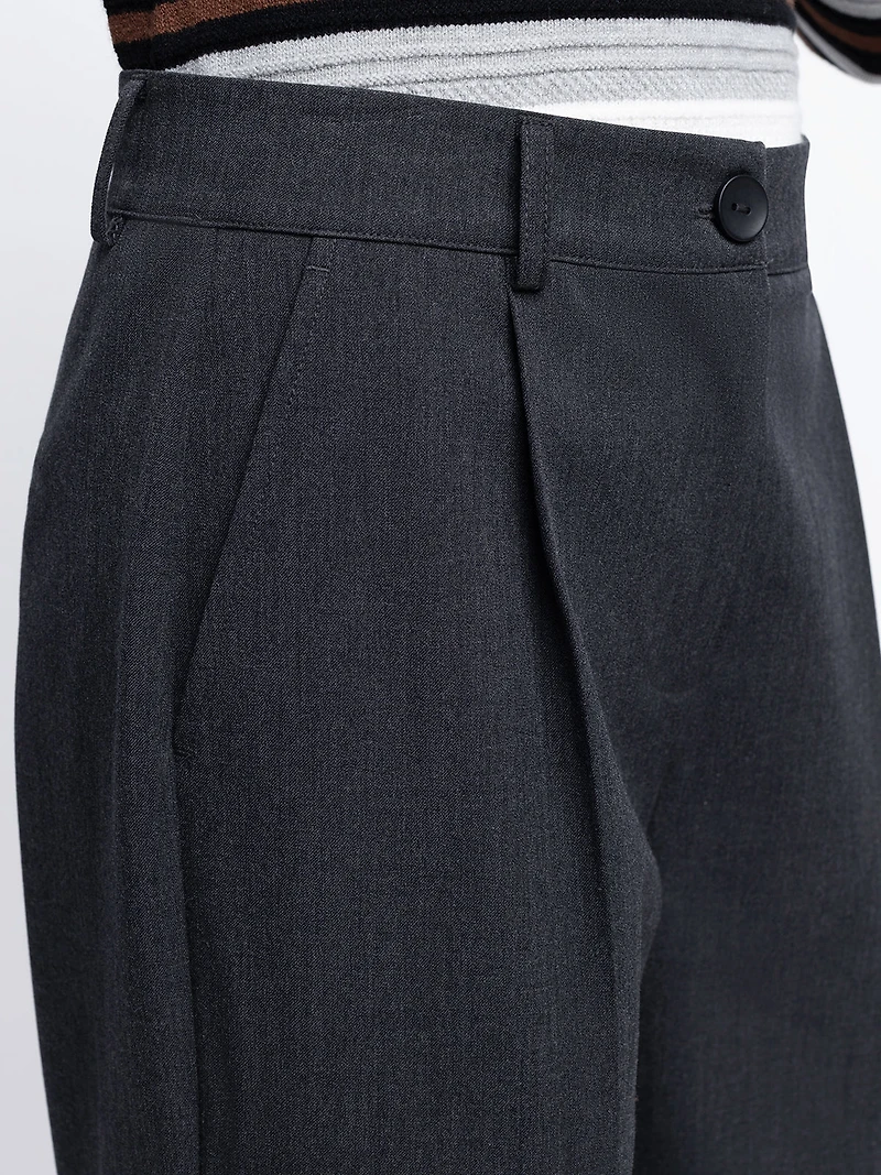 Wide-leg dress pants