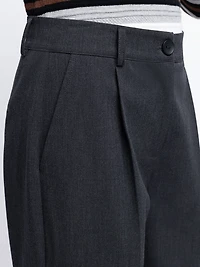Wide-leg dress pants