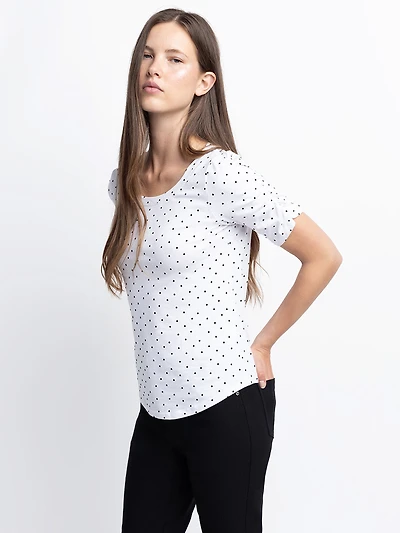 T-shirt à manches 3/4