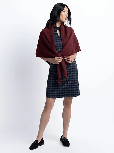 Poncho en tricot