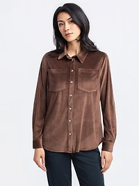 Blouse à manches longues avec boutons