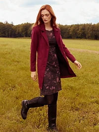 Long belted coat