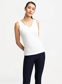 Semi-fitted tank top