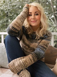 Long-sleeve pullover sweater