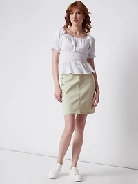 Short-sleeve fitted t-shirt