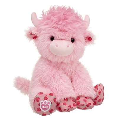 Strawberry Highland Cow Stuffed Animal