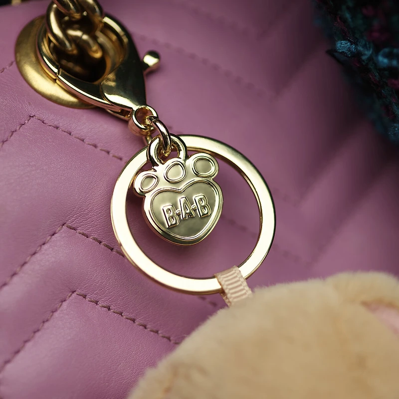 Pawlette™ Bunny Plush Bag Charm