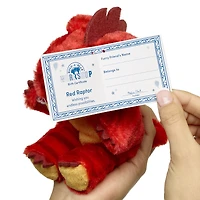 Build-A-Bear Mini Beans® Red Raptor Plush