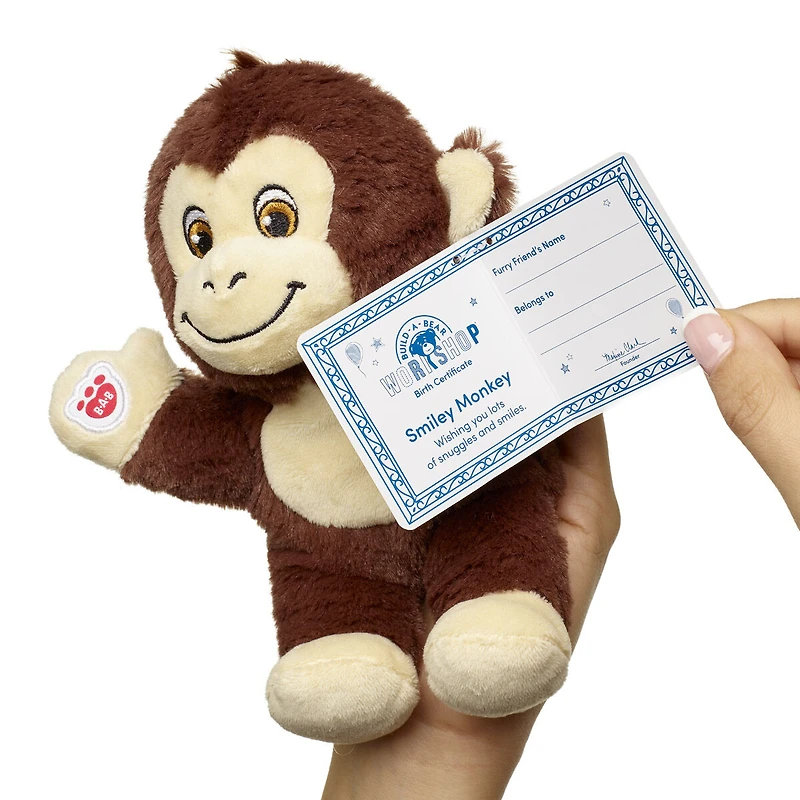 Build-A-Bear Mini Beans® Smiley Monkey Stuffed Animal