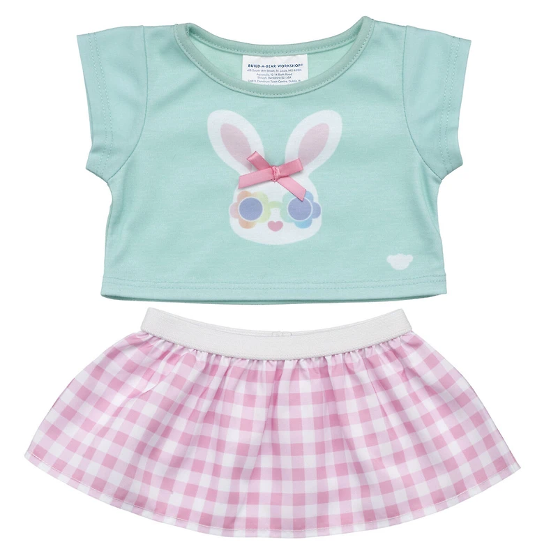 Gingham Bunny Easter Outfit 2 pc.