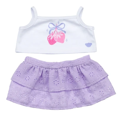 Strawberry Tank & Skirt Set
