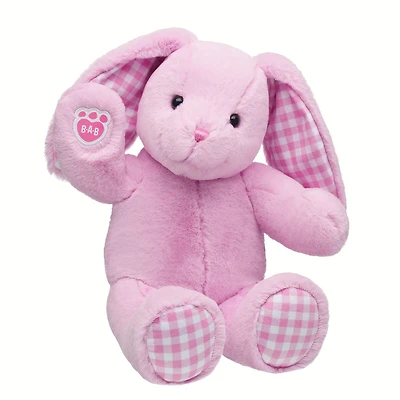 Pink Gingham Pawlette™ Bunny Plush