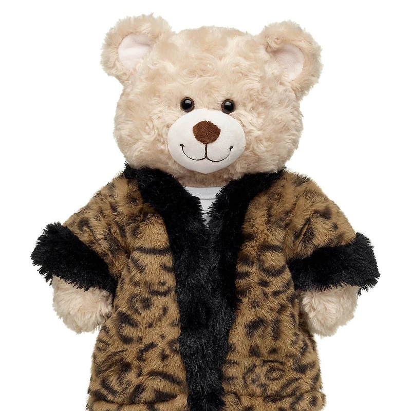 Faux Fur Leopard Coat