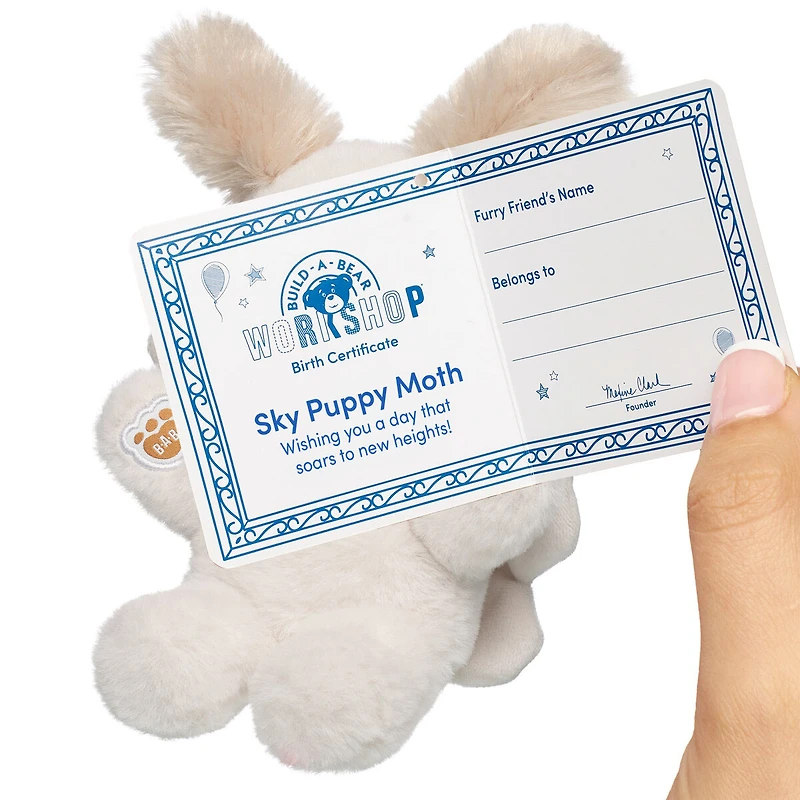 Build-A-Bear Mini Beans® Sky Puppy Moth Plush